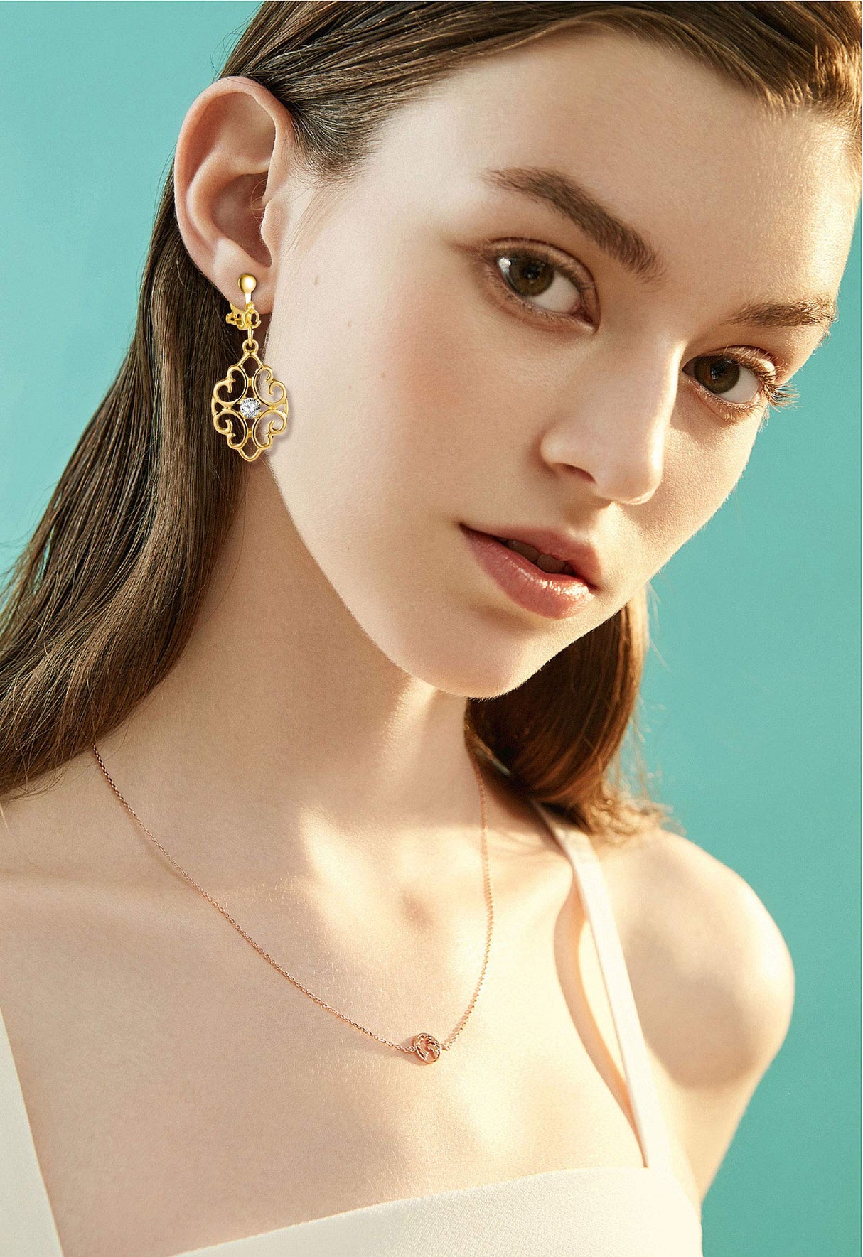 15 Pairs Gold Clip on Earrings for Women Fashion：Celtic Knot,Long Bar,Tear Drop Earring Clip on Hoop Earings for Women-Clipon Ear Rings for Womens (#3)