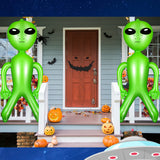 Zhanmai 3 Pieces 63 Inch Giant Inflatable Alien Blow up Jumbo Green Inflate Alien for Theme Birthday Party Favors Decorations Indoor Outdoor Photo Prep Halloween Easter Christmas Decorations