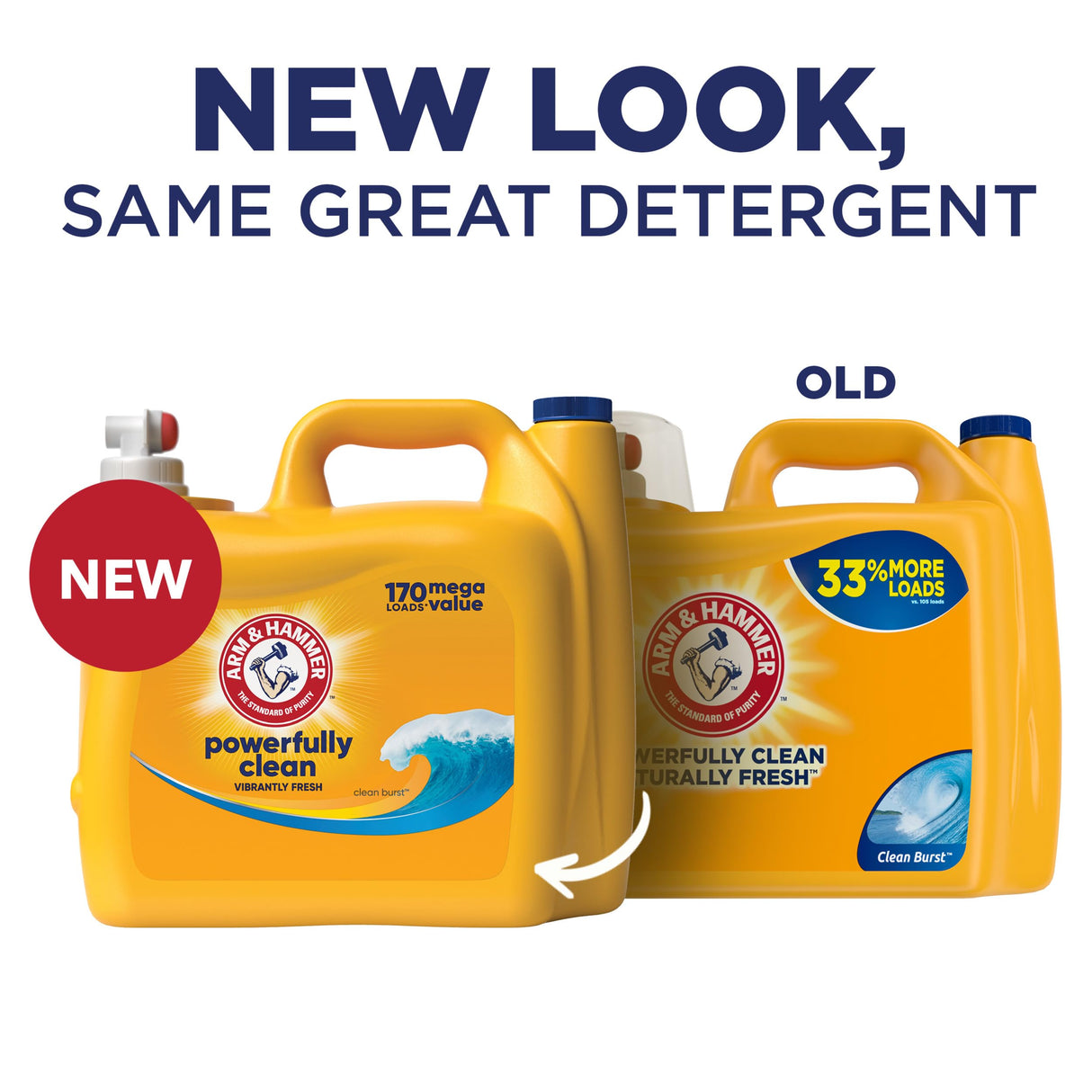 Arm & Hammer Clean Burst, 200 Loads Liquid Laundry Detergent, 200 fl oz