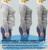 PARPERNA Abdominal Binder Post Surgery Hernia Support Belt Belly Wrap for Men Women, Post-Surgery Stomach Compression Belly Band for Post C Section, Natural Birth, Abdominal Injuries (Black, X-Large)