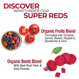 COUNTRY FARMS Super Reds, Energizing Polyphenol Superfood, 48 Super Fruits and Berries, Powerful Antioxidants and Polyphenols, Supports Energy, 20 Servings, Mixed Berry Flavor