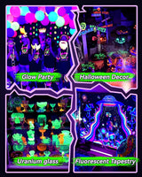 2 Pack 42W LED Black Light Bar, Blacklight with 6FT Cord+Switch+Plug, Glow in The Dark Black Lights Party Supplies for Halloween Decorations, Fluorescent Poster, Body Paint, Classroom, Bedroom