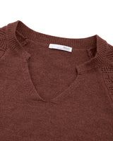 Messic Women Sweaters for Fall and Winter, Christmas Sweaters for Women Plus Size Sweaters Lantern Sleeve Casual Loose Fit Tops Geometric Long Sleeve Sweater for Women FireBrick, L