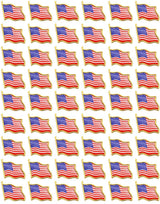 MEUUT American Flag Lapel Pins Bulk 100 PCS US Flag Pin for Patriotic Event