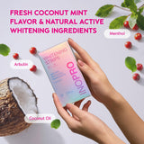 InoPro Teeth Whitening Strips 21 Treatments Kit - Teeth Whitener, Peroxide Free, Enamel Safe Green Whitestrips, Deep Stains Removal - Instant Teeth Whitening Without The Harm (42 Strips)