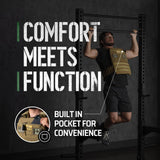 AmStaff Fitness Tactical Weighted Vest - Adjustable Weight Vests for Men & Women - Versatile Wearable Weighted Vest for Fitness Workouts, Strength and Endurance Training, Running, WO - (30lb)