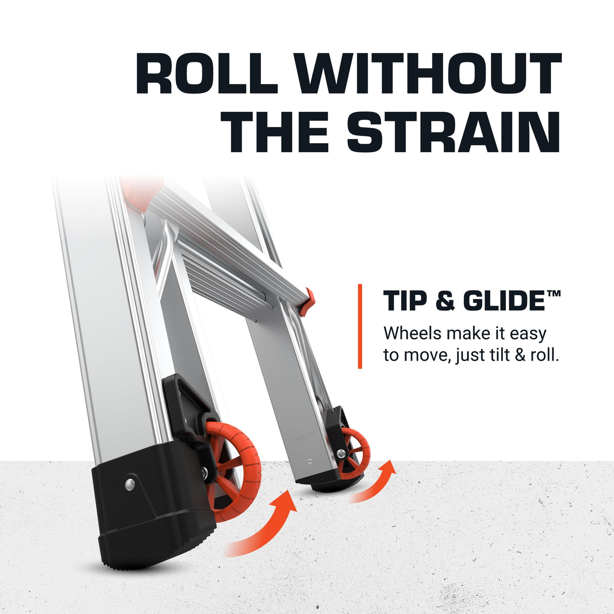 Little Giant Velocity M18 Multi-Position Aluminum Ladder, A-Frame, Extension, 90-Degree and Trestle Modes, Lightweight with Slip-Resistant Feet and Wheels, 300 lb. Type IA, 18-Ft Reach, 15417-001