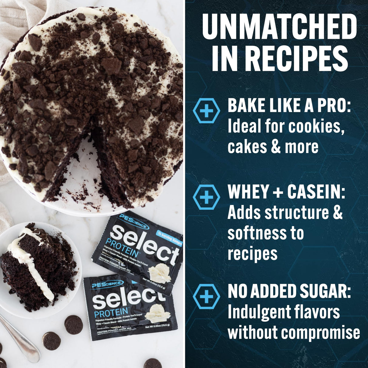 PEScience Select Protein Powder, Whey and Casein Blend, Clean Protein Powder for Women and Men, Low Calorie, Low Carb, Keto Friendly, Gluten Free, Gourmet Vanilla, 27 Servings
