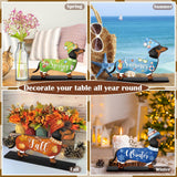 Anglechic 42 Pcs Interchangeable Dachshund Sign Wiener Dog Holiday Decor