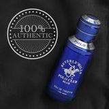 Beverly Hills Polo Club BLUE - Cologne for Men with Notes of Lavender and Sandalwood - Fresh & Oceanic Fragrance Scent - Eau De Toilette Spray 3.40fl.oz / 100ml