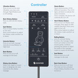 COMFIER Shiatsu Neck Back Massager with Heat, 2D ro 3D Kneading Massage Chair Pad, Adjustable Neck Massage,Seat Massager for Full Body Relaxation, Christmas Gifts for Dad Mom Women Men,Dark Gray