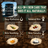 Wrath & Remedy Handmade Whipped Organic Beef Tallow for Skin - 4 OZ (Eucalyptus) — Grass Fed Beef Tallow Moisturizer and Honey Balm for Silky, Sensitive-Skin, Eczema, Rosacea - Free of Harsh Chemicals