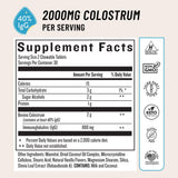 Legendairy Milk Colostrum Supplement - Premium Bovine Colostrum for Humans - 40% IgG Immunoglobulin for Immune Support & Gut Health - Energy & Muscle Recovery - Vanilla Chewable Tablets, 30 Servings