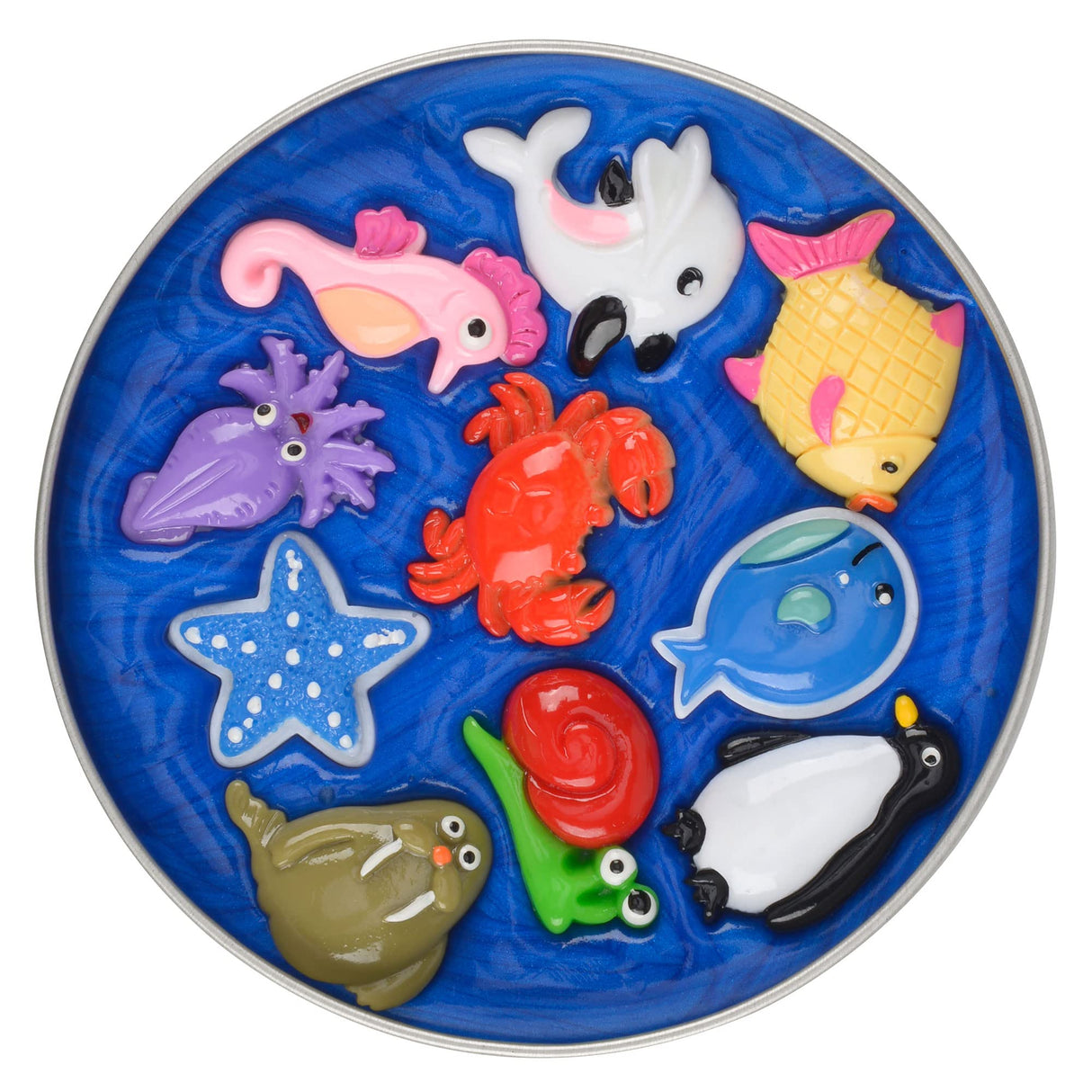 INNER-ACTIVE Play Putty Therapy Putty for Kids with Charms Deep Blue Sea Theraputty Medium Resistance, Increase Fine Motor Skills and Finger Strength, Physical and Occupational Therapy Toy