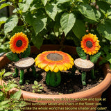 Fairy Garden Accessories,FHNQRQN,Fairy Garden Accessories Outdoor,Fairy Garden,mini Furniture,Miniature Furniture,Fairy Garden Decor,Fairy House Accessories,mini Bench,Miniature Fairy Garden 002