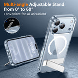SPIDERCASE for iPhone 17 Pro Case/iPhone 18 Pro Case,Magnetic,Clear