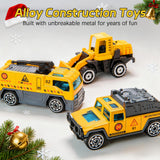 Advent Calendar 2026 for Kids, 24 Days Christmas Countdown Calendar with Alloys Truck Construction Christmas Gift for Kids Boys Girls Children