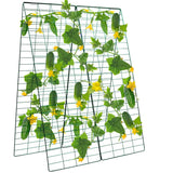 Kyrieval 48" Hx 18" L Cucumber Trellis for Garden A Frame Plant Support for Raised Bed, Outdoor Indoor Plant Garden Trellis for Climbing Plants