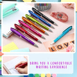 Lincia 100 Pcs Positive Theme Ballpoint Pens Bulk Retractable Medium Point Pens with Black Ink Inspiration Thank You Gifts for Teacher, Back to School, Christmas