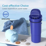 AQUA CREST Replacement for Pur® Pitcher Water Filter, CRF950Z, PPF951K, CR-1100C, PPT700W, CR-6000C, PPT711W, PPT711, PPT710W and More Pur® Pitchers and Dispensers, NSF Certified, AQK-CF10A (6 Packs)