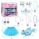 YasinKidz Princess Dress Up, Jewelry Boutique Kit, Skirts, Shoes, Crowns