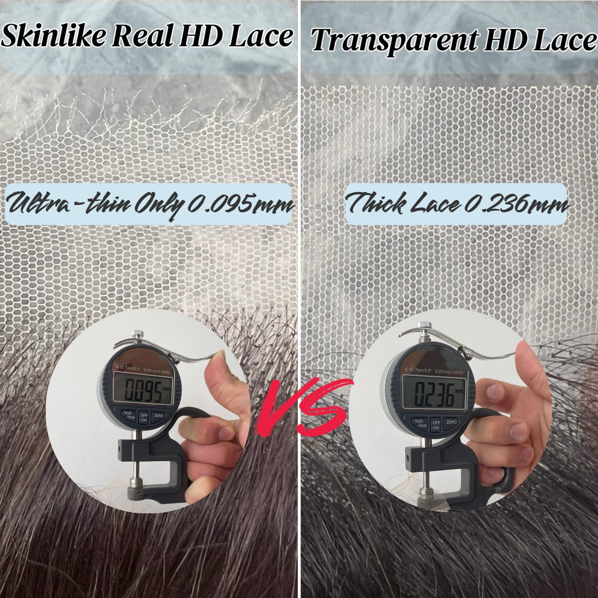 5x5 SKINLIKE 100% Real HD Lace Closure Body Wave Human Hair Closure 0.095mm Ultra-thin Invisible Swiss HD Lace Closure Pre Plucked Small Single Knots Brazilian Virgin Human Hair HD Closure 16inch