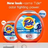 Tide Ultra OXI Power PODS with Odor Eliminators Laundry Detergent Pacs 32 Count For Visible and Invisible Dirt