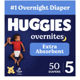Huggies Overnites Diapers Size 5, 50 Count