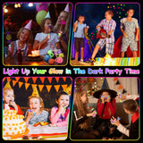 OLUPP 100 Pcs Light Up Rings, Glow In The Dark Party Supplies, 6 Style Flashing Glow In The Dark Rings for Adults & Kids, LED Ring for Birthday Party Favors, Concert, Raves, Halloween, Christmas