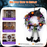 SHAVINGFUN Halloween Wreath-Halloween Wreaths for Front Door