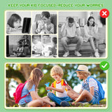 Kids Microscope, Pocket Portable Microscope with 2'' Inch Screen - Powerful Magnification Mini Microscopes Magnifying Glass with Lights, Ideal Christmas Birthday Gifts for Age 3-12 Boys - Blue