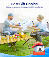 VOCIC Walkers for Seniors, Z21 Rollator Walker with Seat Supports 350lb, 8" Big Wheels for All Terrain, Ergonomic Arc Seat & 6" Ultra Backrest Foldable Walker, Dual Height Adjustment, Lightweight 2025