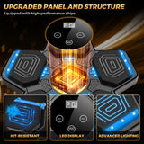 Music Boxing Machine, Wall Mounted Bluetooth Punching Pad with Gloves