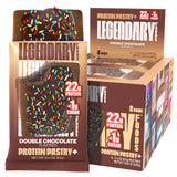 Legendary Foods 22g Protein Pastry+ Premium Low Carb Meal Replacement Bar - Low Glycemic, Gluten Free Protien Snacks - Healthy Keto Snack Box, 8x Zero Sugar Energy Bars - Bariatric Diabetic Friendly