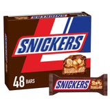 SNICKERS Singles Milk Chocolate Candy Bars, 1.86 oz Bar, 48 ct Box