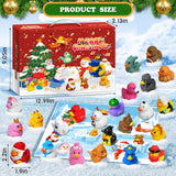 Advent Calendar 2026 Rubber Duck Advent Calendar 24 Days of Christmas Countdown Toys for Kids Boys and Girls Christmas Party Favors Gifts