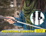Trekology Trek-Z Cork Grip Collapsible Lightweight Hiking Trekking Poles
