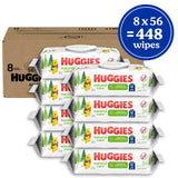 Huggies Natural Care Sensitive Baby Wipes, Unscented, Hypoallergenic, 99% Purified Water, 15 Flip-Top Packs (960 Wipes Total)