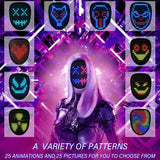 Depointer Life LED Mask Gesture Sensing Light up Mask Cool Gifts for Kids