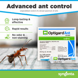 Optigard Ant Gel Bait, 4 Tubes x 30-Grams, 1 Plunger and 2 Application Tips, Effective Ant Bait, Formulated with 0.01% Thiamethoxam, Indoor and Outdoor Use, Ant Killer Gel for Most Major Ant Species