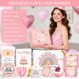 Birthday Gifts for Women Happy Birthday Gift Baskets for Women Unique Not A Day Over Fabulous Mug Gift ideas Pink Gifts Box Set Presents for Her Friends Mom Sister Wife Coworkers Daughter Aunt Mom