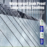 9900 Sealant Waterproof, Silicon Waterproof Sealant, Permanent Solution for Roof & Wall Cracks, Outdoor Water Proof Exterior Sealants Heat Resistant, Tear and Stretch Resistance (Black,1Pc)
