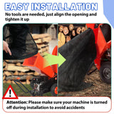 24" x 48" Wood Chipper Collection Bag for Troy Bilt - Universal Shredder Mulcher Replacement Bag with Heavy-Duty Mesh for Wood Chips, Leaves and Yard Waste