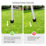 HUAALIUCHE Landscape Staples Driver, 39’’ Sod Staple Driver, Garden Stakes Installer for Landscape Fabric, Erosion Control Matting, Bird Netting, Irrigation Tubing Soaker Hose