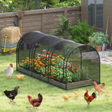 Happygrill 108” x 48” x 47” Portable Crop Cage w/ 3 Roll-Up Zippered Doors