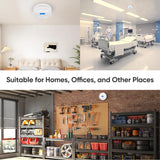 Interconnected Smoke and Carbon Monoxide Detector, 10-Year Battery Wireless Interlinked Smoke & CO Alarm with Dual Sensors, Home Fire & CO Safety Protection (1Pack)