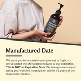 M3 Naturals Firming Body Massage Oil with Collagen & Stem Cell – Helps Smooth The Appearance of Cellulite & Improve Skin Texture – Refreshing Aromatherapy Body Oil for Legs & Full Body – 8 Fl Oz