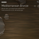 Moen Engage Magnetix Mediterranean Bronze 3.5-Inch Six-Function Detachable Handheld Showerhead with Magnetic Docking System, 26100BRB
