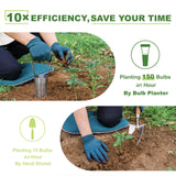 Haliaeetus Bulb Planter Tool, 6 inches Depth Mark Tulip Bulb Planter Tool