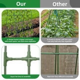 65"×50" Cucumber Trellis for Raised Bed,Tall Metal Arch Garden Trellis for Climbing Plants Outdoor,Vegetables,Plant Support Peas,Fruit,Flower,Grape,Tomato, Bean